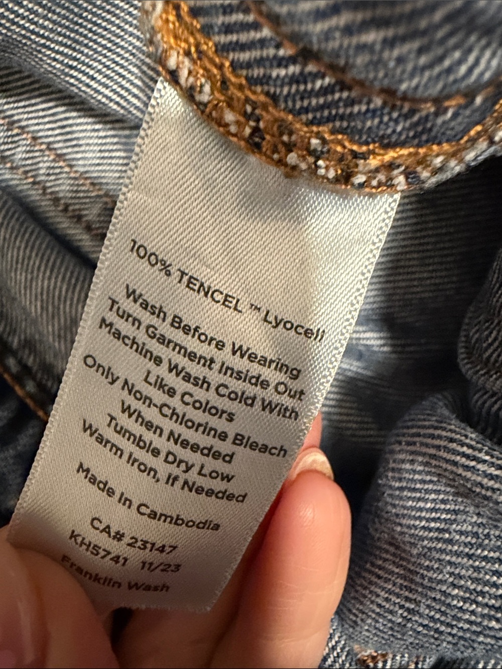 Talbots Jeans Women Size 4P Petite Summer Weight Straight Leg Ankle - Picture 4 of 9